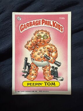 Peepin' Tom Trading Card - Pink